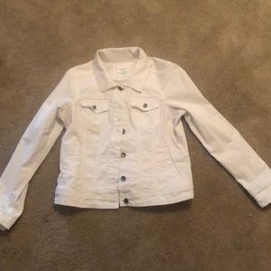White jean jacket!